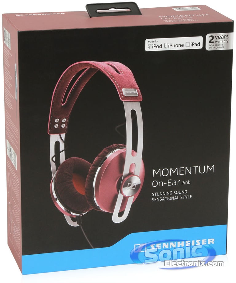 Sennheiser Momentum On-Ear Headphones - Pink Image 15
