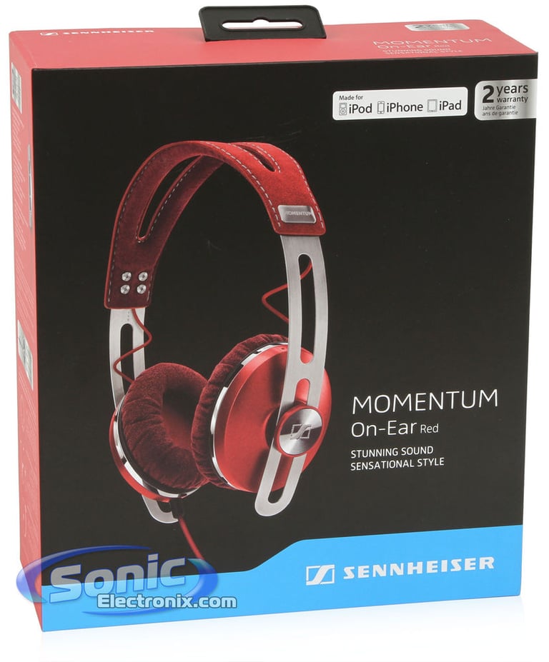 Sennheiser MOMENTUM On-Ear Headphones - Radiant Red Image 14