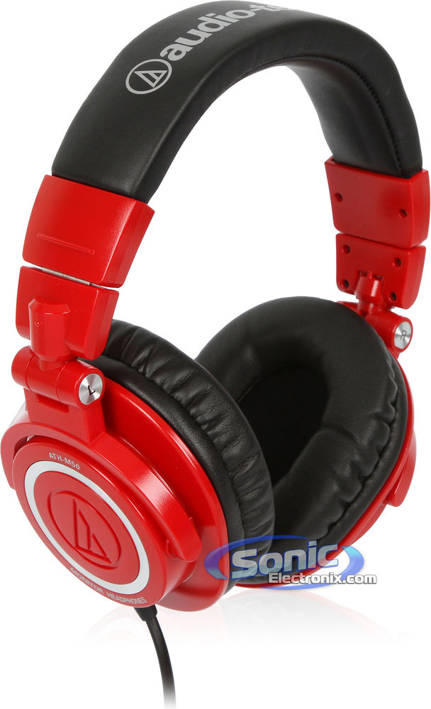 Audio Technica ATH-M50RD (ATHM50RD) Professional Studio Monitor Headphones - Red Open Box  Image 12