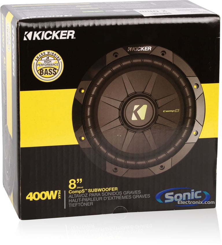 Compact Bass Bundle: Kicker 8" CompS + NVX MVPA1 Image 18