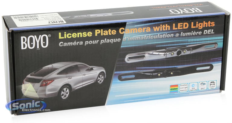 Rear View Backup Camera with License Plate Mount Image 6