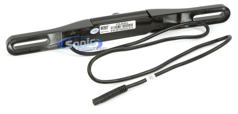 License Plate Mount Rear View Camera With LED Lights Image 3