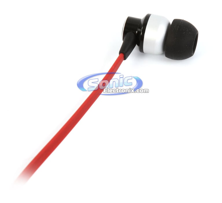 NuForce NE-600M Red (NE600M-RED) In-Ear Headphones Headset Open Box Image 3