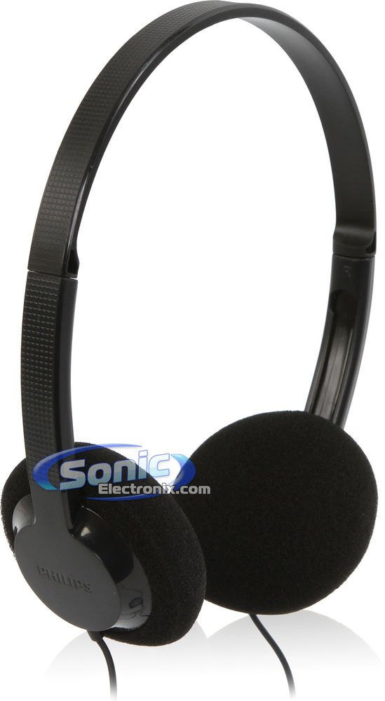 Philips SHL1000 On-Ear Headphones (Black)-OPEN BOX Image 1
