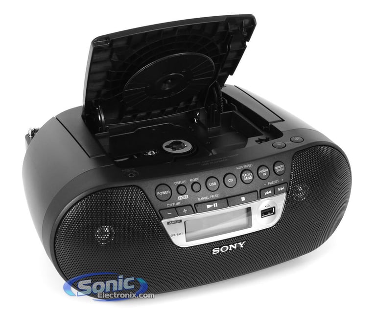Sony ZS-PS30CP (ZSPS30CP) Portable AM/FM Radio CD Player Boombox Open Box Image 9