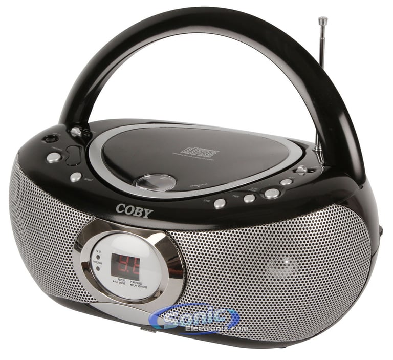 Coby CXCD230BLK (CX-CD230BLK) Portable CD Player AM-FM Radio Image 2