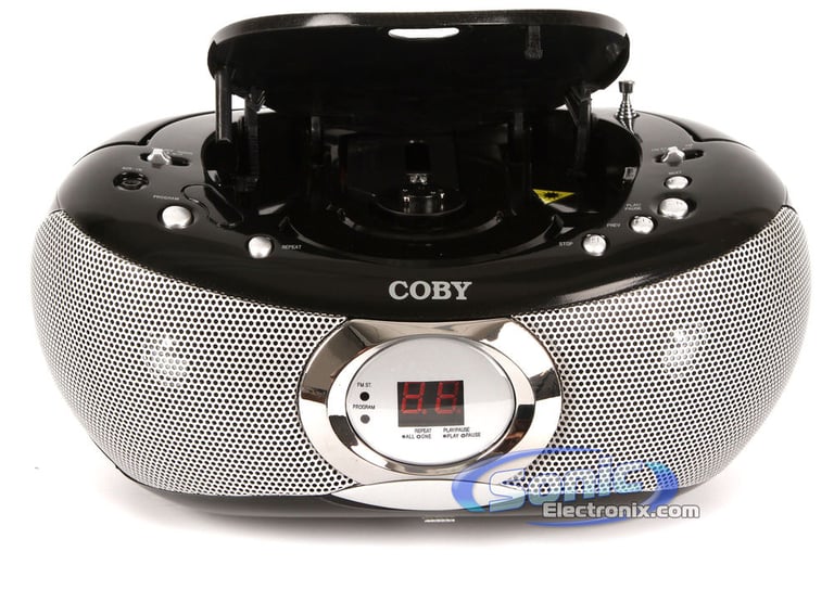Coby CXCD230BLK (CX-CD230BLK) Portable CD Player AM-FM Radio Image 3