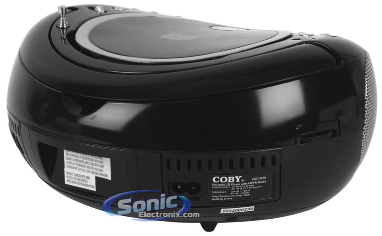 Coby CXCD230BLK (CX-CD230BLK) Portable CD Player AM-FM Radio Image 4
