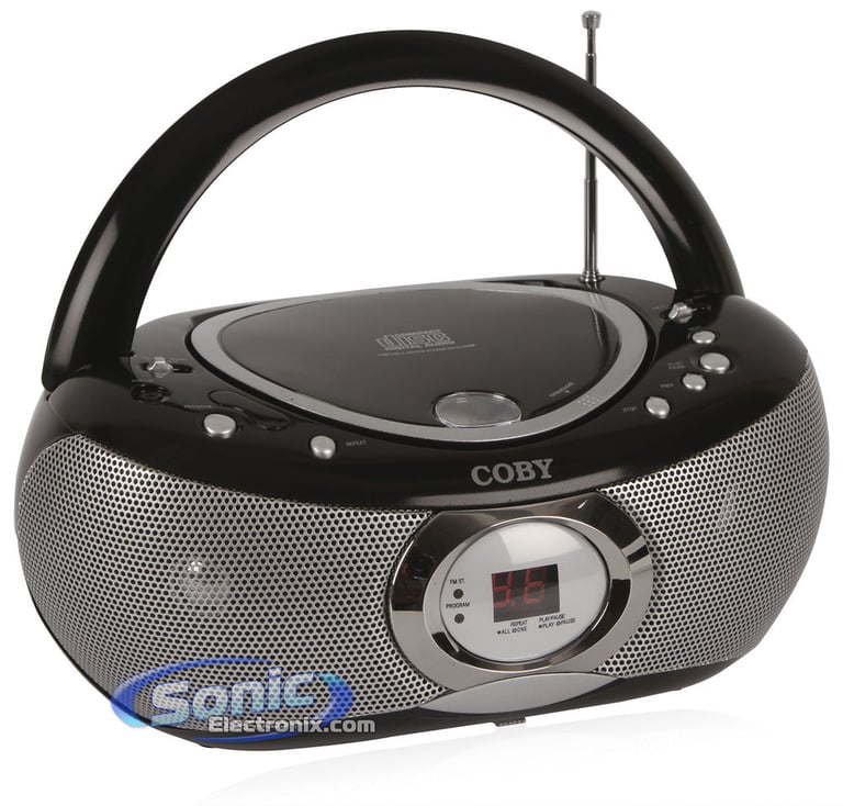 Coby CXCD230BLK (CX-CD230BLK) Portable CD Player AM-FM Radio Image 1