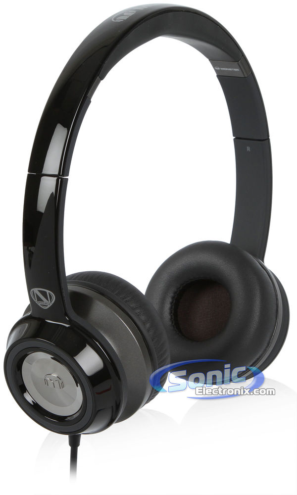 Monster NCredible NTune (NC MH NTU ON BK CU WW) On-Ear Headphones (Midnight Black) Image 1