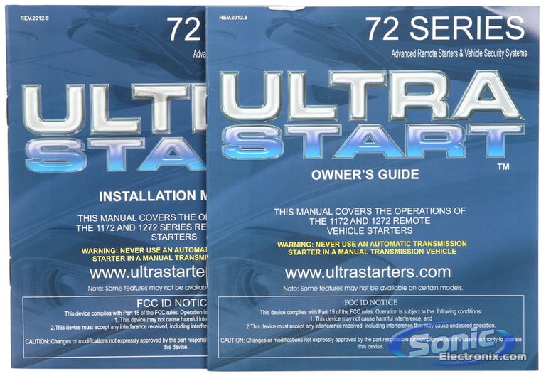 Ultra Start by AST U1272-PRO12 Keyless Entry Remote Start System Image 8