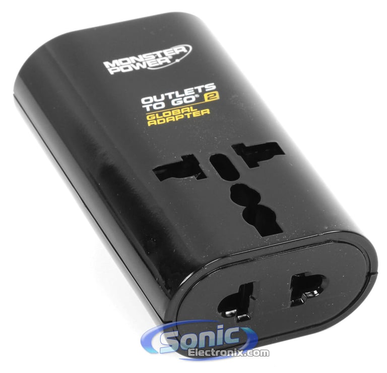 Monster Mobile Outlets To Go 200 Global USB Charger AC Power Adapter Image 4