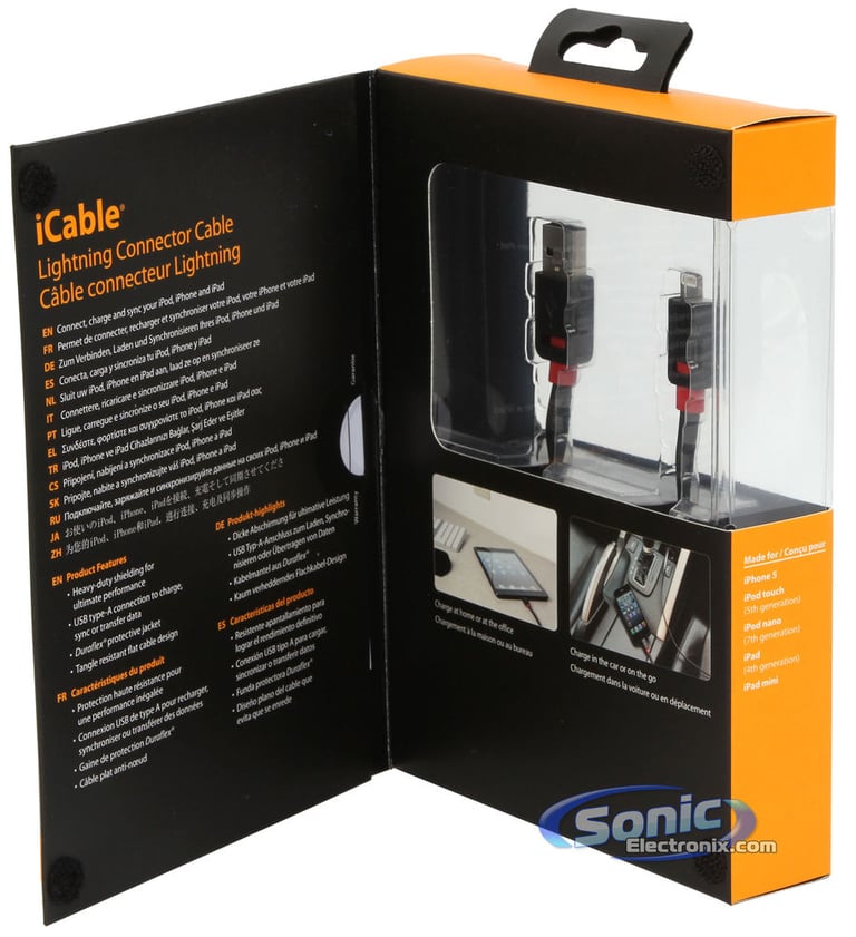 Monster Mobile iCable Lightning iPod/iPhone/iPad to USB Cable (3.3Ft./1M) Image 3
