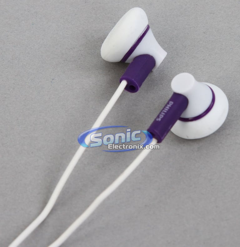 Philips SHE3000PP Earphones Stereo In-Ear Headphones (Purple) Image 2