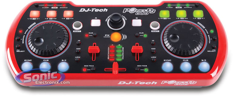 DJ Tech Poket DJ Duo Open Box Image 9