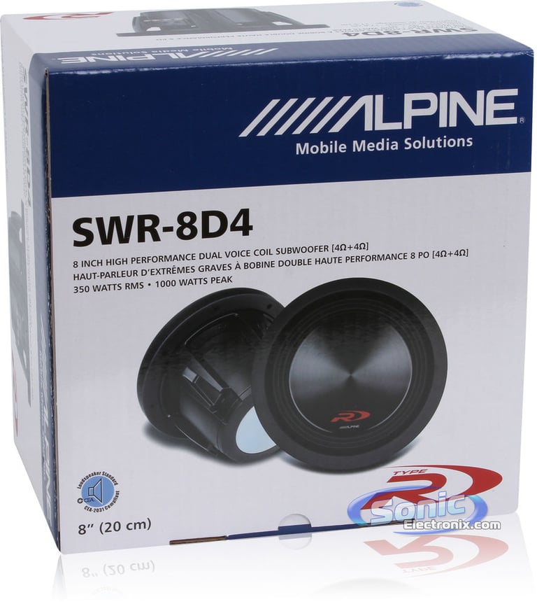 Alpine Type-R SWR-8D4 Image 4