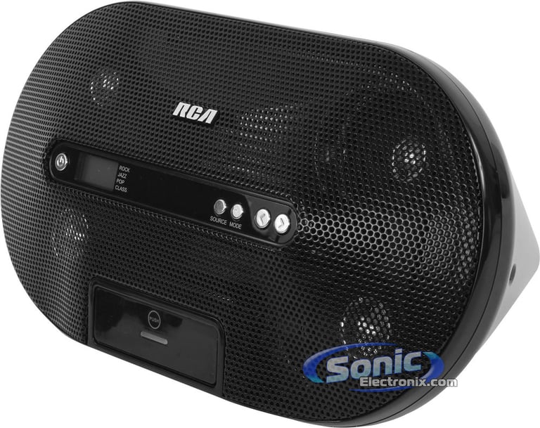 RCA RI500 Portable AM/FM Radio iPhone/iPod Speaker Dock Image 2