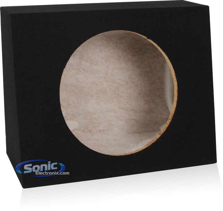 Single 12" Subwoofer Angled Truck or Hatchback Box Enclosure Open Box Image 6