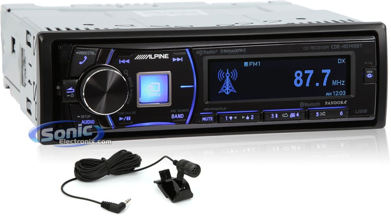 Alpine CDE-HD149BT Open Box (Harness Used) Image 12