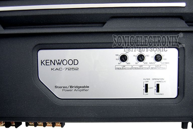 Kenwood KAC-7252 with Bass Remote R/B Image 4
