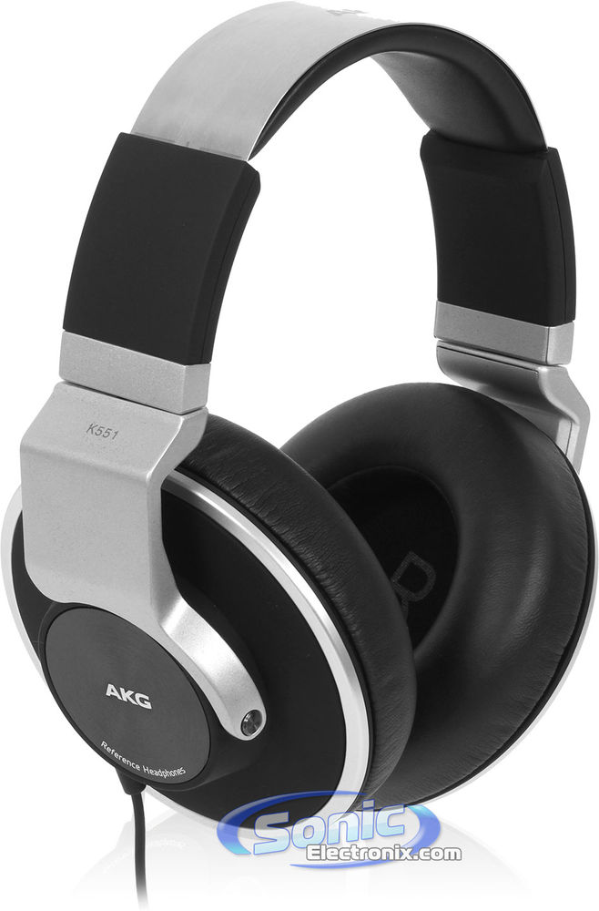 AKG K551 (K 551 SLV) Reference-Class Closed Back Headphones - Silver (Open Box) Image 10