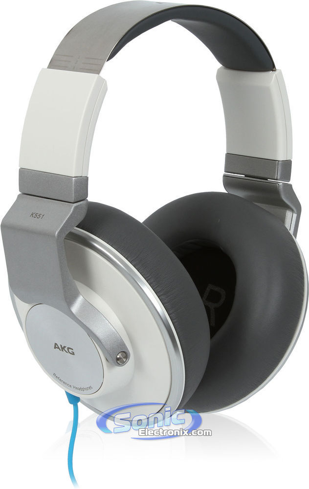 AKG K551 (K 551 WHT) Reference-Class Closed Back Headphones - White (Open Box) Image 10