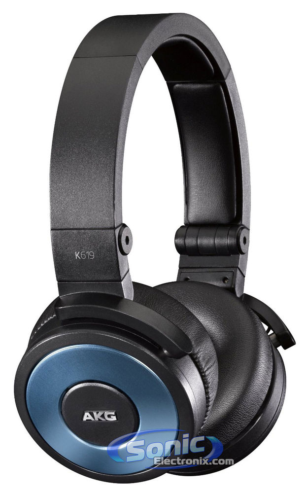 AKG K619BLU (K 619 BLU) Premium DJ-Style Headphones - Blue (Open Box) Image 14