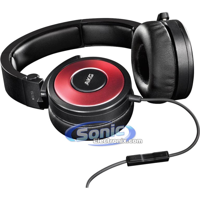 AKG K619RED (K 619 RED) Premium DJ-Style Headphones - Red (Open Box) Image 15