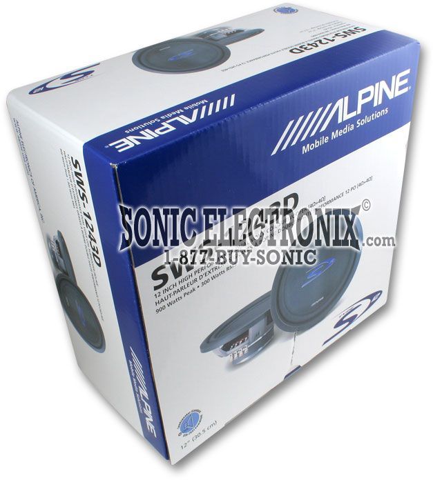 Alpine SWS-1223D Image 3