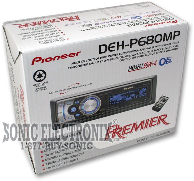 Pioneer Premier DEH-P680MP Image 7