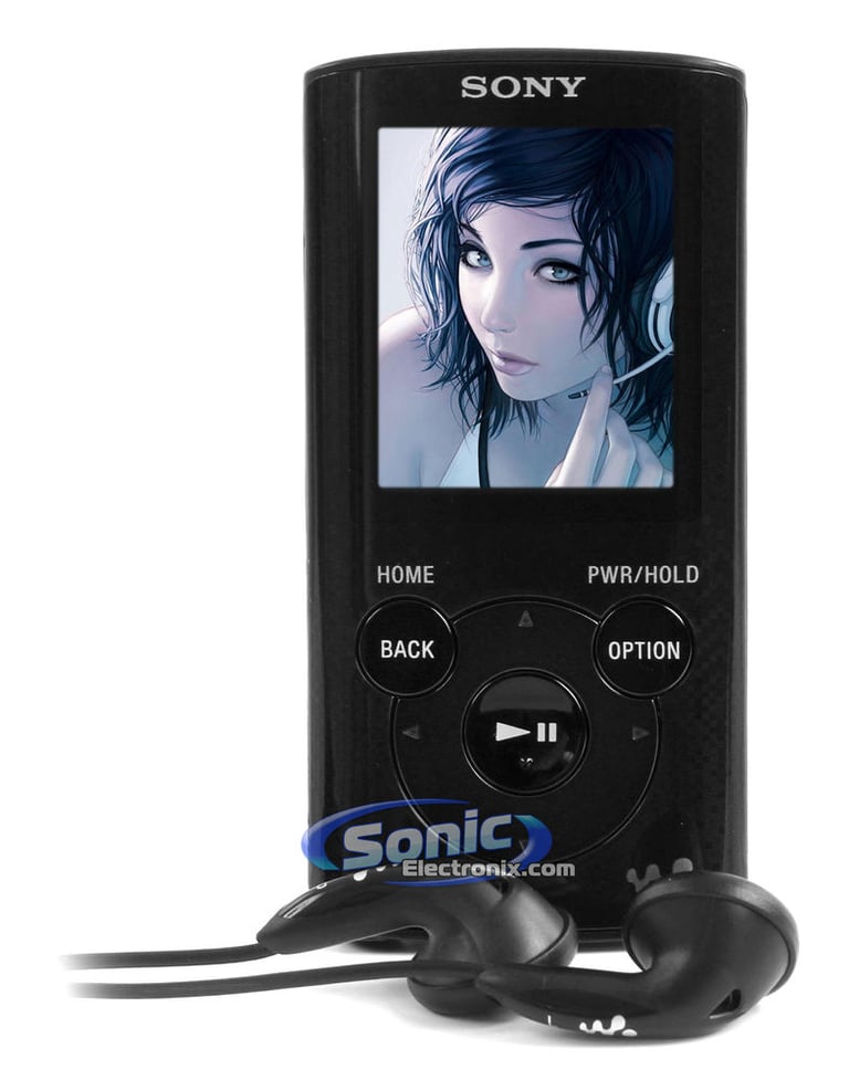 Sony NWZ-E383 - Black Image 1