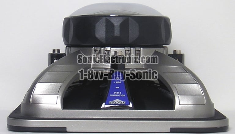 (2) Kicker S12L7 12" Solo-Baric L7 + (1) Dual 12" Kicker Solo-Baric MDF Logo Enclosure Image 4