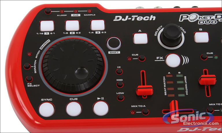 DJ Tech Poket DJ Duo Open Box Image 4