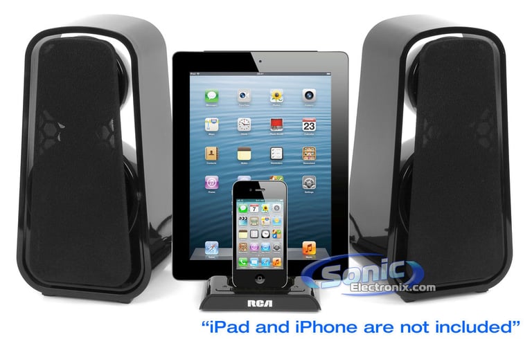 RCA RPD1687A Compact iPad/iPhone/iPod Docking Shelf System Image 1