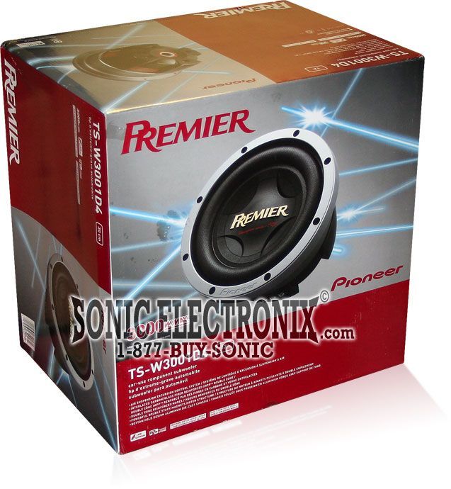 Pioneer Premier TS-W3001D4 Image 4