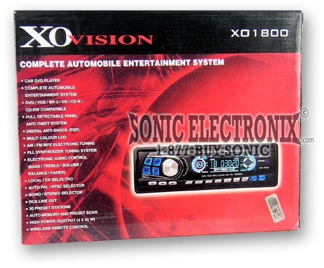XO Vision XO1800 / XO1810 Image 4