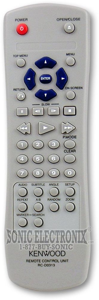 Kenwood DVF-8100 Single-Disc DVD Player R/B Image 3