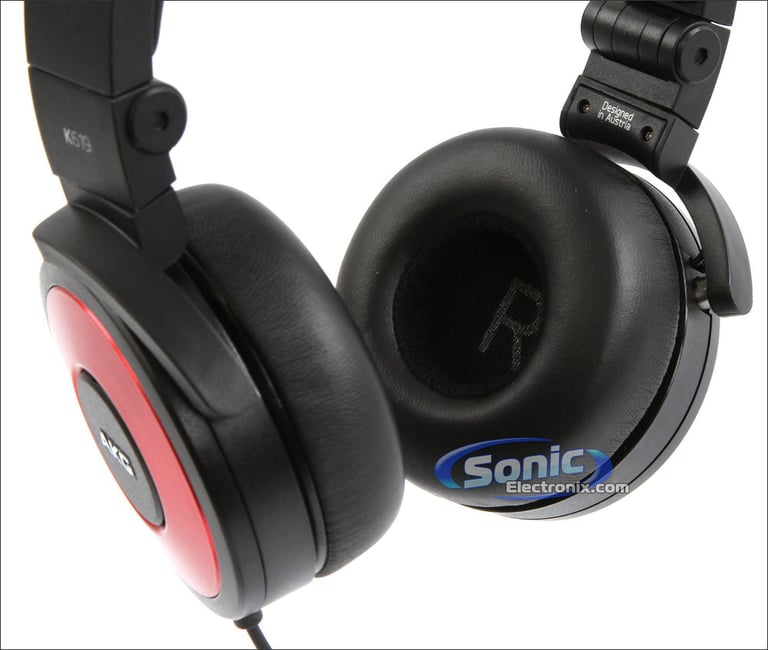 AKG K619RED (K 619 RED) Premium DJ-Style Headphones - Red (Open Box) Image 10