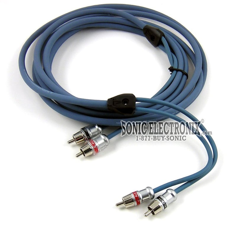 JL Audio XA-BLUAIC2-12 12' 2-channel Audio Interconnect Cables Image 1