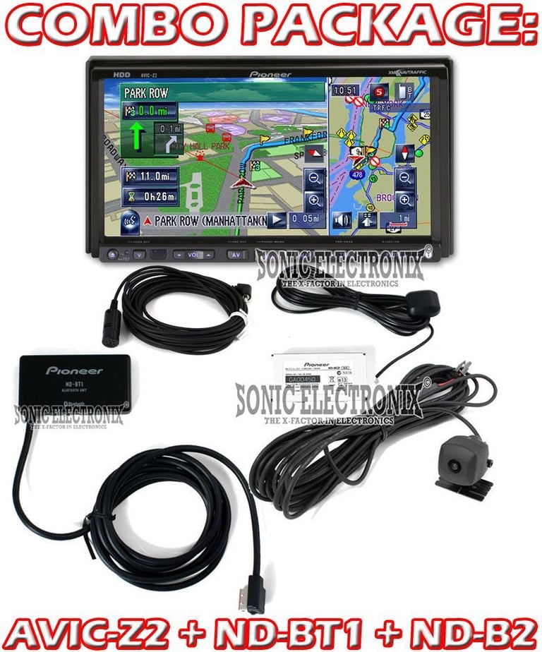 Combo: Pioneer AVIC-Z2X (AVIC-Z2 + ND-BT1 + ND-BC2) Image 1