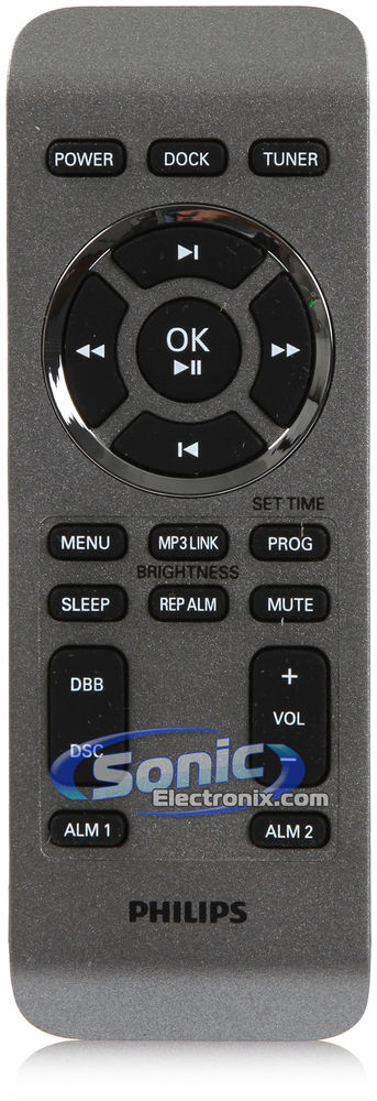 Philips DC390/37 Dual-Docking Clock Speaker Dock (Refurbished) Image 6