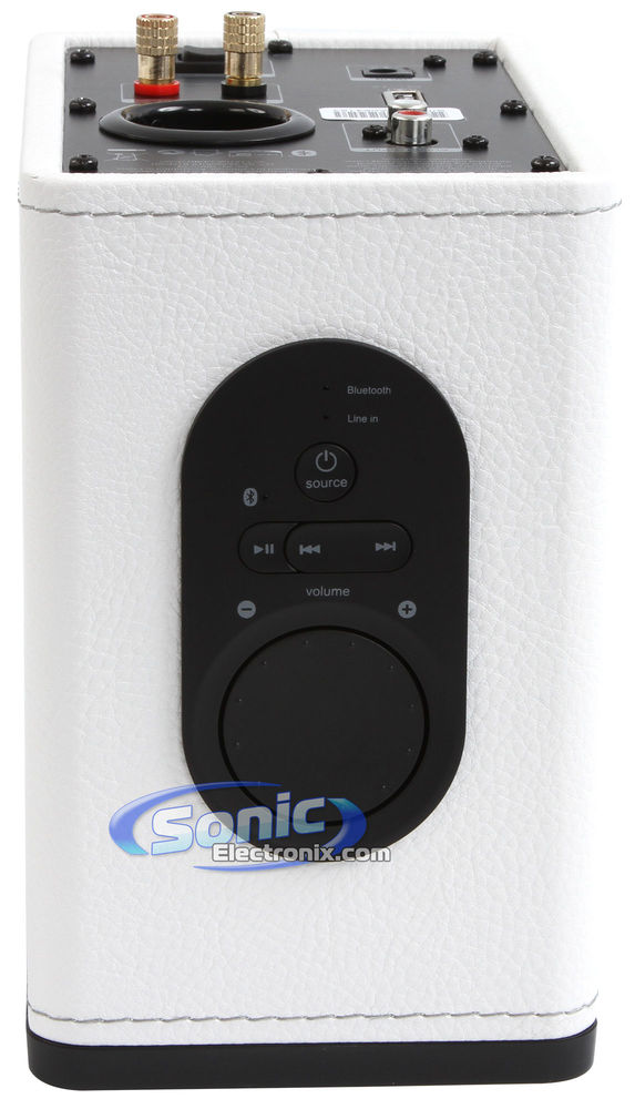 Grace Digital GDI-BTSP208 Wi-Fi Wireless Bluetooth Bookshelf Speakers (White) Image 3