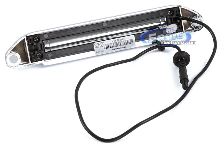 HD Bar-Type Chrome License Plate Camera Image 3
