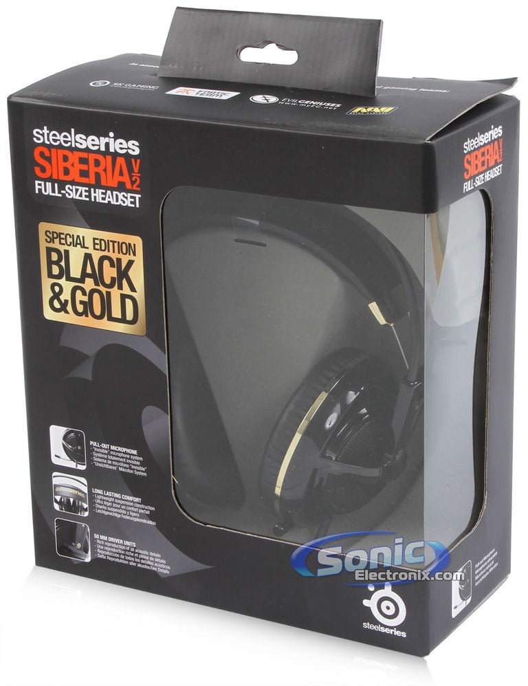 SteelSeries Siberia V2 - Black/Gold Image 12