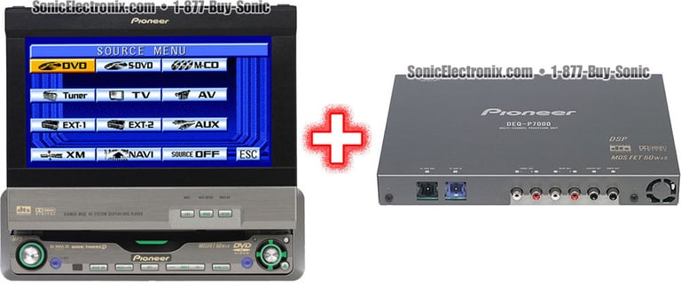 Pioneer AVH-P6500DVD + DEQ-P7000 Package Deal Image 1