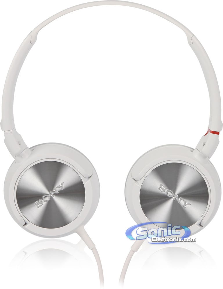 Sony MDR-ZX300 (MDRZX300/W) Stereo On-Ear Headphones - White Open Box Image 10