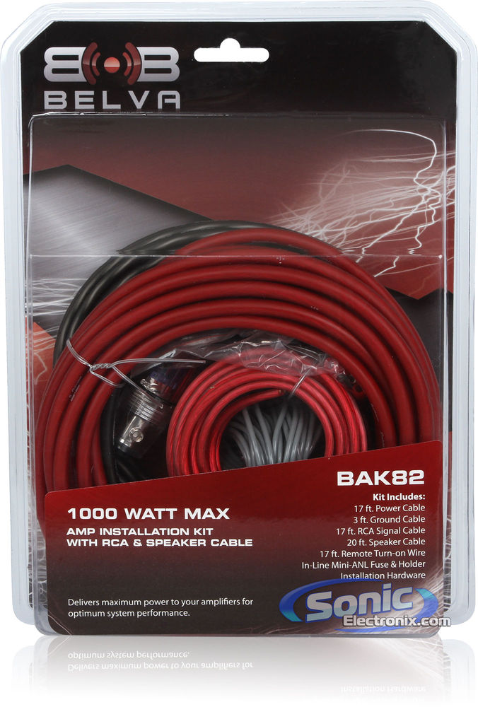 1000W Package: Pioneer 10" Sub w/ Box, Autotek Amp and Kit Image 21