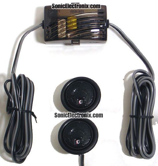 Kicker r13 3/4" Kaladex Semi-Dome Resolution Tweeters Image 1