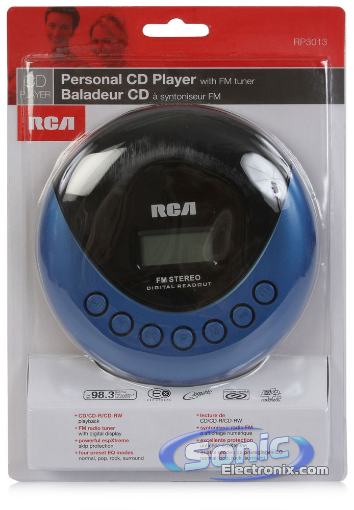 RCA RP3013 Portable Personal CD Player FM Radio Image 7