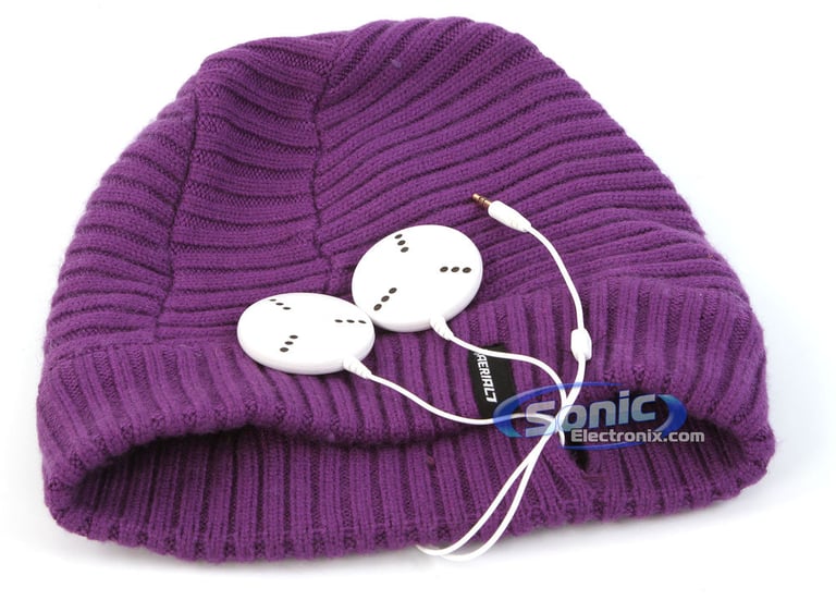 Aerial7 ODYSSEY Sound Disk Sports Beanie - Purple Image 4